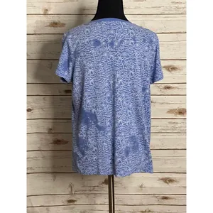 Marine Layer Swing Crew classic light blue/white short sleeve t-shirt Size Small thumbnail 6