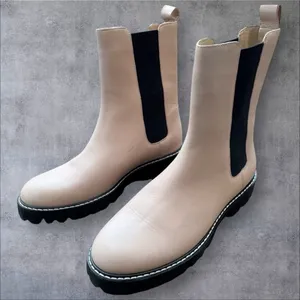J. Crew Gwen Lug-sole High-shaft Leather Chelsea Boots thumbnail 3