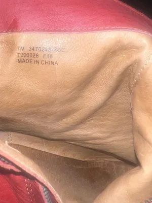 Frye Flynn Inside Zip Short Boots Red Clay Leather Western Festival Boho Size 7 thumbnail 6