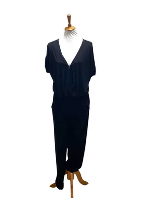 NS!!! Young Fabulous & Broke Jumpsuit Black Size M Minimalist Spring Vacation Ca thumbnail 2