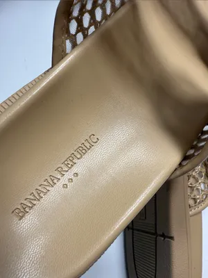 Banana Republic Double Strap Buckle Sandel in blonde New with Tag S-545 Sz 7.5 thumbnail 7