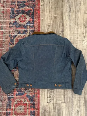 maverick denim fleece lined jacket Blue Size 16 thumbnail 2