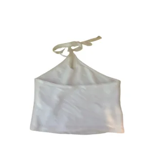 Sunday best White Cropped Halter Top Size S thumbnail 2