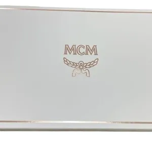 MCM Visetos Leather Clutch Bag in Pink New with Tag thumbnail 11