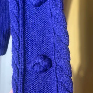 Anthropologie Maeve Kiara Textured Mock Neck Sweater‎ Merino Wool Purple Size XS thumbnail 7
