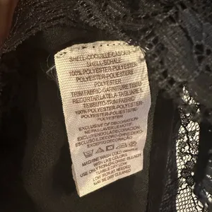 Free People Black Lace Baby Doll Flowy Boho Blouse /// Size XS thumbnail 9