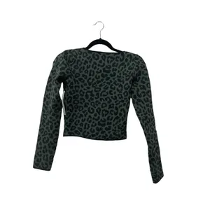 Aqua Womens‎ Animal Print Jacquard Pullover Top Size Small thumbnail 3