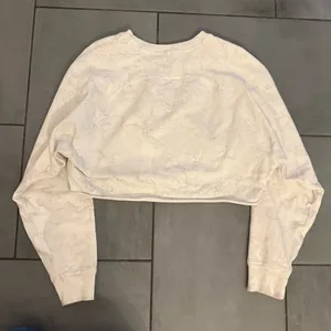 Lululemon LA Pullover Crew in Watercolor Wash White/ Stargaze thumbnail 3