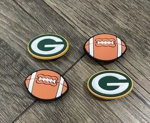 Crocs Green Bay Packers Football Team Sports Charm For Shoe Charms - 4 Pieces thumbnail 2