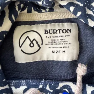 Burton Floral Funnel‎ Neck Sweatshirt medium winter snowboard ski layered thumbnail 8