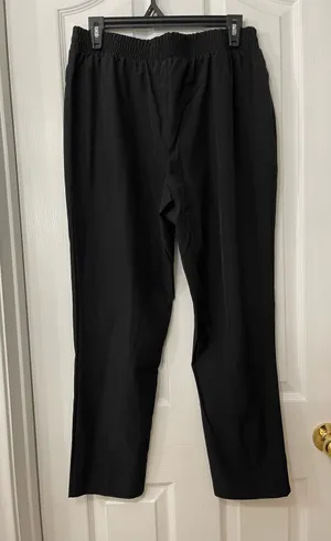 Massini Black Prints Elastic Waist Dress Pants thumbnail 4