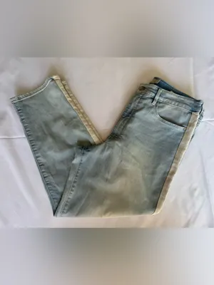 Athleta Sculpt Tek Straight Tuxedo Stripe Jeans Size 16 thumbnail 12