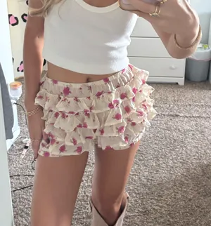 Free People Ruffle Shorts thumbnail 1