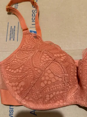 Nordstrom New LIVELY Padded Underwire T-Shirt Lace J- Hook Bra Terracotta 32C thumbnail 3