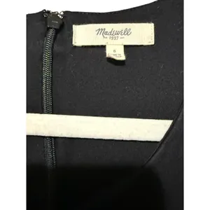 Madewll Black 100% Cotton Sleeveless Midi Dress sz 8‎ thumbnail 4
