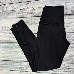 Athleta Delancey Moto Tight Black Size Small thumbnail 4