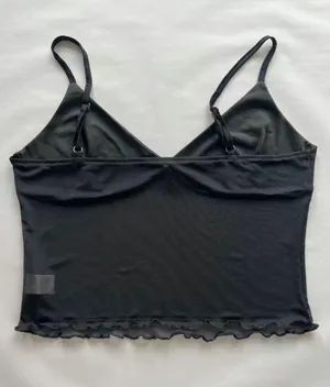 Black Mesh Tank Top thumbnail 2