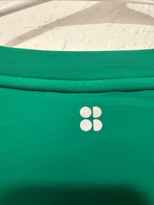 SWEATY BETTY Emerald Green Grace Scuba Pullover Sweatshirt Size XXL thumbnail 11