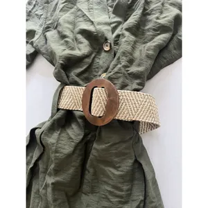 Zara Belted Short Sleeve Jumpsuit Dark khaki Size Medium thumbnail 5
