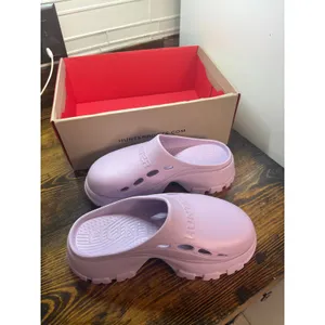 Hunter‎ Lavender Bryce Platform Mules Size 9 thumbnail 3