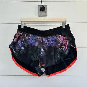 Lululemon Women’s 10 Black Pump It Up Spring Has Sprung Shorts thumbnail 1