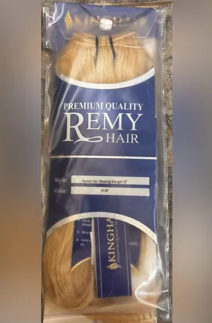 REMY PREMIUM QUALITY HAIR Human hair weaving, starlight 12" Color 613 brand new thumbnail 1