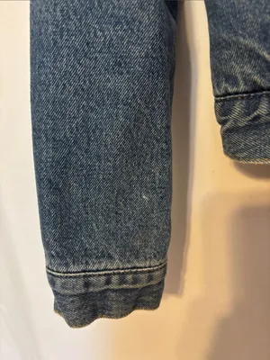 Levi's Sherpa Trucker Denim Jacket Blue Size Small thumbnail 6