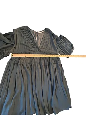 NWT Mustard Seed Dress Sage Green Size S Boho Romantic thumbnail 6
