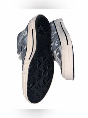 NEW Converse Chuck 70 Mesh High Womens Size 7 Dull Silver Sneakers Shoes A15187C thumbnail 7