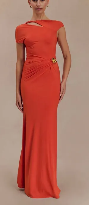 Meshki Kaida Slinky Maxi Dress With Hardware thumbnail 1