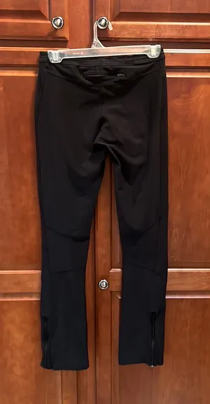 Nike Black Leggings Athletic Running Pants thumbnail 2