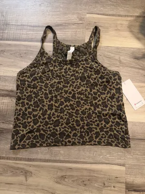 Lululemon Swiftly Cami Mesh Leopard/Night Brown 14 NWT thumbnail 3