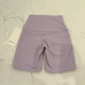 Lululemon align shorts size 2 purple lilac ether 6” inseam nwt thumbnail 2