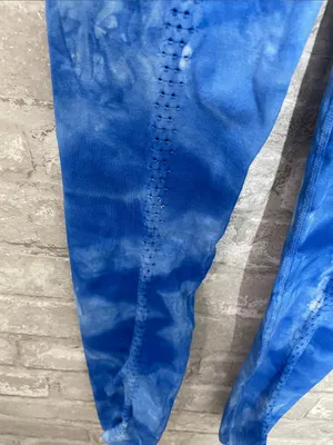 Free People Movement Blue Tie-Dye High-Waist Leggings thumbnail 6
