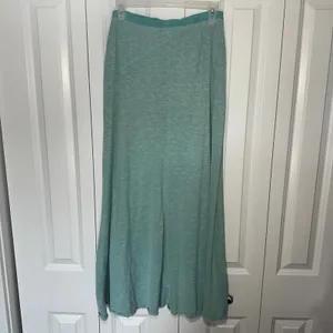 Tommy Bahama Relax Maxi Skirt Womens‎ Small S Green Slub Knit Cotton Light Airy thumbnail 3