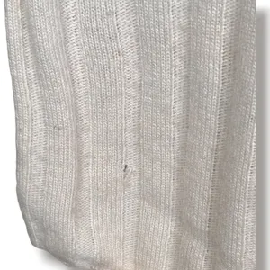 Madewell Re)sourced Ribbed Wool Alpaca Midi Sweater Dress Large Colorblock Tan L thumbnail 8