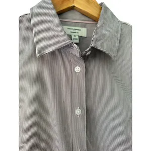 Banana Republic Tailored Fit Pinstripe Button Down Shirt Size 4 Stretch thumbnail 4