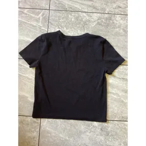 Sunday Best Aritzia Black Short Sleeve Crewneck T-Shirt Ribbed Basic Top Medium thumbnail 5