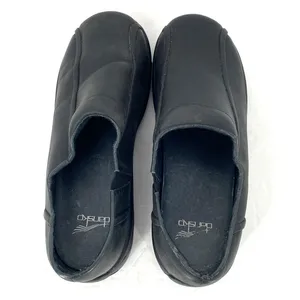 Dansko Calla Black Leather Clogs Comfort Slip On Shoes Women EU 40 thumbnail 3
