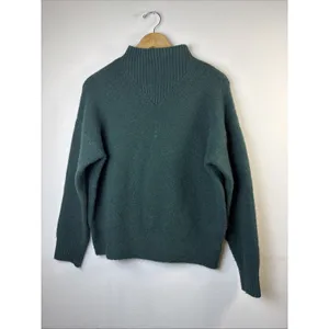 Madewell Women's Dillon Mockneck Sweater Medium Item NC649 green quiet luxury thumbnail 2