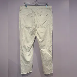 Abercrombie and Fitch 90s‎ Straight high rise LONG white jeans thumbnail 3