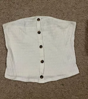 American Eagle Outfitters Ribbed Tube Top thumbnail 3