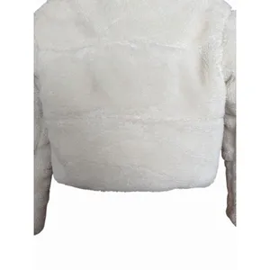 Alo Yoga Sherpa Snow Angel Puffer Jacket White/Ivory Women's Size‎ Small thumbnail 6
