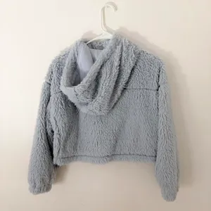 Urban Outfitters BDG light blue cropped faux fur jacket S thumbnail 2
