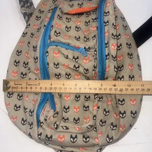 KAVU Cattitude Cats Orange Black Fox Hiking Outdoor Gorpcore Rope Sling Bag thumbnail 4