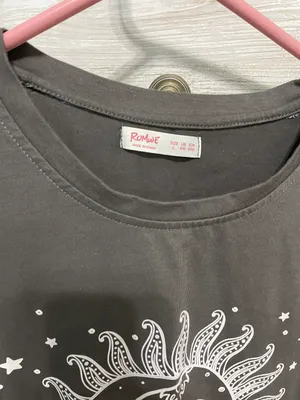 Romwe Grey Graphic Tee thumbnail 3