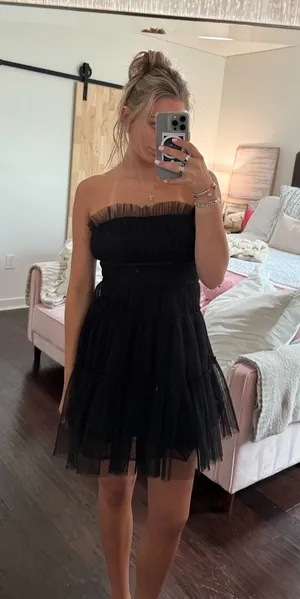 Black mini dress thumbnail 1