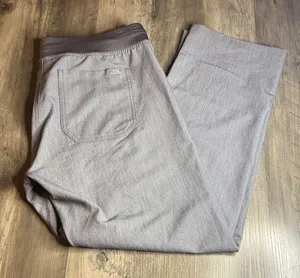 Figs Technical Collection Gray Scrub Wide Leg Bottoms thumbnail 1