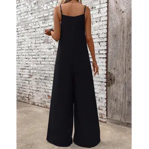 BellanBlue Black Wide-Leg Spaghetti Strap Jumpsuit XL thumbnail 2