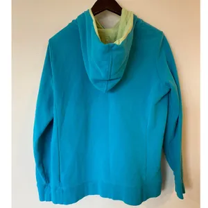 The North Face Printed Long Sleeve Drawstring Hoodie Blue Women Large Classic thumbnail 2
